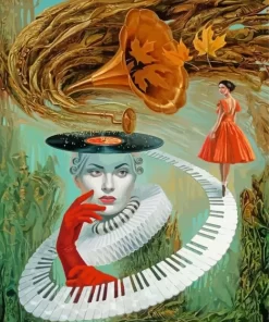 Michael Cheval Sounding Silence 5D Diamond Painting