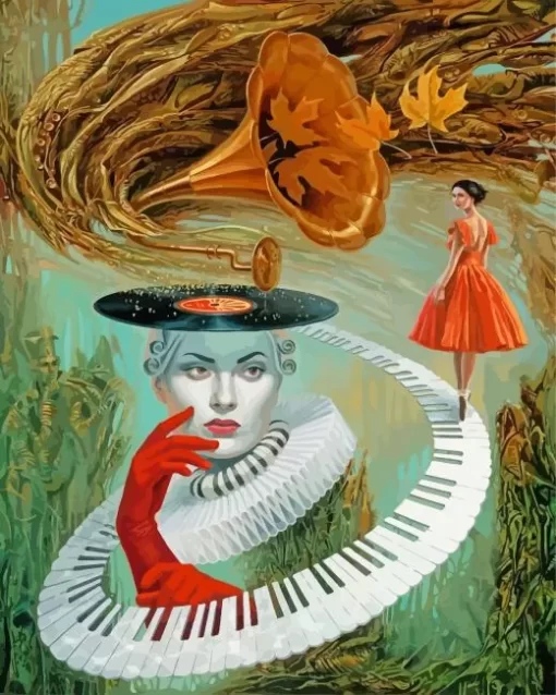 Michael Cheval Sounding Silence 5D Diamond Painting