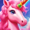 Pink Unicorn 5D Diamond Painting