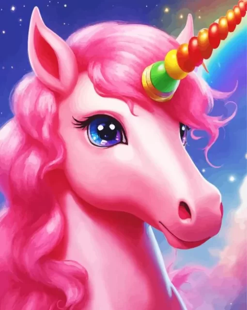 Pink Unicorn 5D Diamond Painting