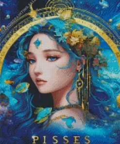 Pisces Girl 5D Diamond Painting