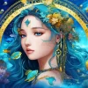 Pisces Girl 5D Diamond Painting