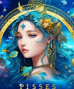 Pisces Girl 5D Diamond Painting