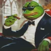 Aesthetic Pepe The Frog Art 5D Diamond Painting