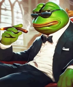 Aesthetic Pepe The Frog Art 5D Diamond Painting