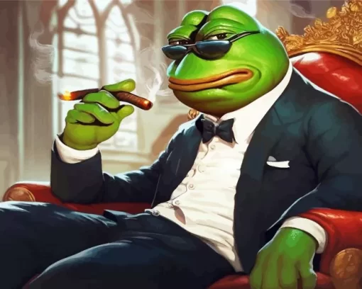 Aesthetic Pepe The Frog Art 5D Diamond Painting