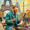 Aesthetic Eiffel Tower Van Gogh Art 5D Diamond Painting