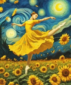 Aesthetic Elegant Ballet Art 5D Diamond Painting