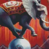 Aesthetic Elephant Balancing 5D Diamond Painting