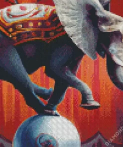 Aesthetic Elephant Balancing 5D Diamond Painting