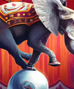 Aesthetic Elephant Balancing 5D Diamond Painting