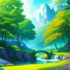 Aesthetic Fairy Landscape Art 5D Diamond Painting