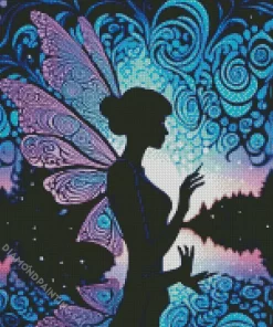 Aesthetic Fairy Silhouette 5D Diamond Painting