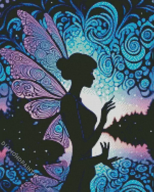 Aesthetic Fairy Silhouette 5D Diamond Painting