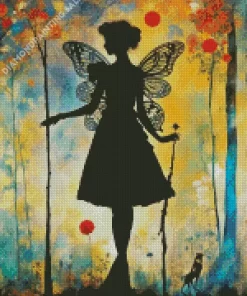 Aesthetic Fairy Silhouette 5D Diamond Painting