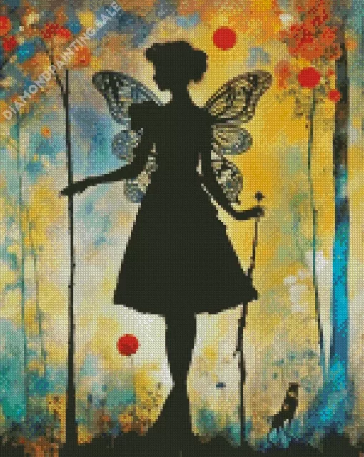 Aesthetic Fairy Silhouette 5D Diamond Painting