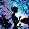 Aesthetic Fairy Silhouette 5D Diamond Painting