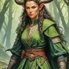 Aesthetic Female Druid Warrior 5D Diamond Painting