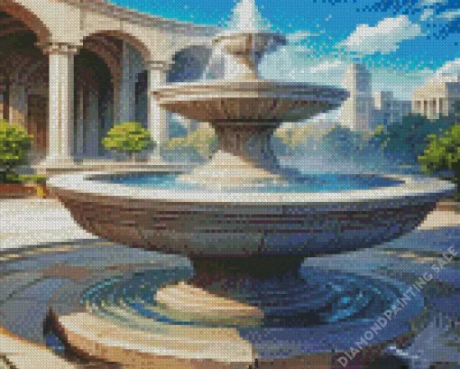 Aesthetic Fountain Art 5D Diamond Painting