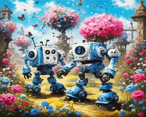 Aesthetic Robots 5D Diamond Painting