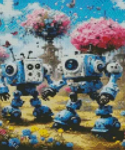 Aesthetic Robots 5D Diamond Painting