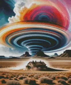 Aesthetic Tornado Art 5D Diamond Painting