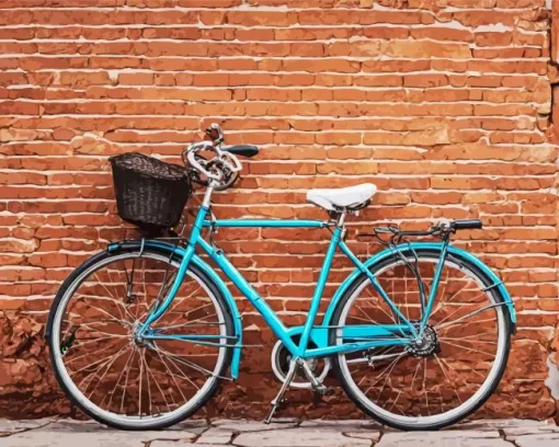 Blue Bike 5D Diamond Painting