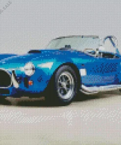 Blue Cobra Car 5D Diamond Painting