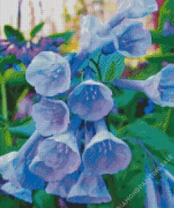 Bluebells Flowering Plant 5D Diamond Painting