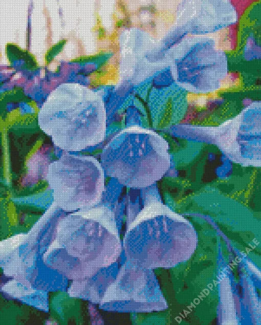 Bluebells Flowering Plant 5D Diamond Painting