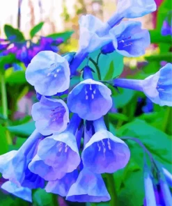 Bluebells Flowering Plant 5D Diamond Painting