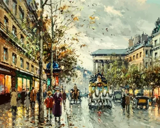 Boulevard De La Madeleine 5D Diamond Painting