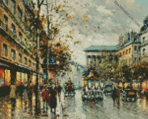 Boulevard De La Madeleine 5D Diamond Painting