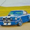 Classic Blue And White Mustang 5D Diamond Painting