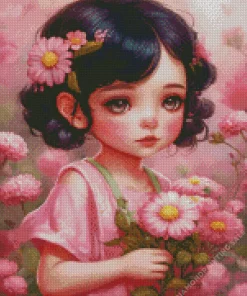 Adorable Fantasy Little Girl 5D Diamond Painting