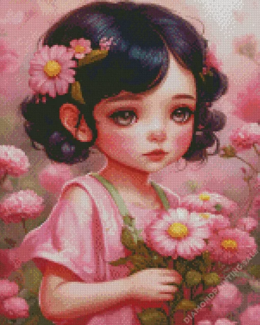 Adorable Fantasy Little Girl 5D Diamond Painting