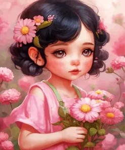 Adorable Fantasy Little Girl 5D Diamond Painting