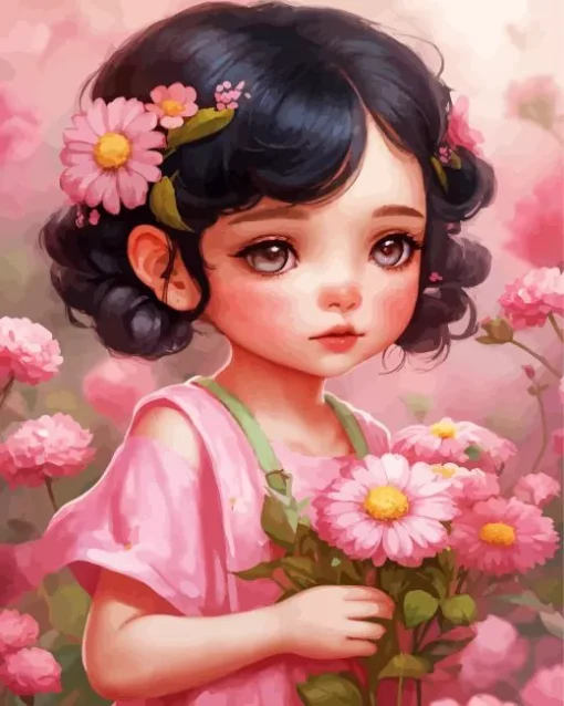 Adorable Fantasy Little Girl 5D Diamond Painting