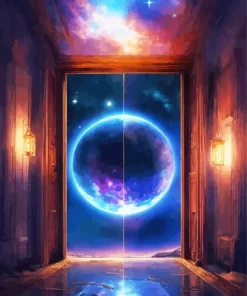 Aesthetic Fantastic Door Art 5D Diamond Painting