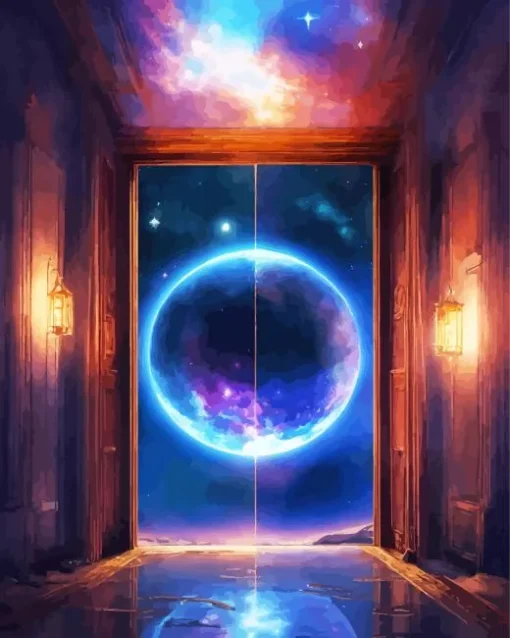 Aesthetic Fantastic Door Art 5D Diamond Painting