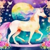 Aesthetic Fantastic Unicorn Art 5D Diamond Painting