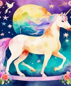 Aesthetic Fantastic Unicorn Art 5D Diamond Painting