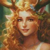 Aesthetic Fantasy Antler Art 5D Diamond Painting