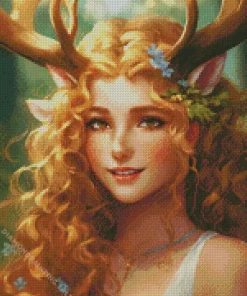 Aesthetic Fantasy Antler Art 5D Diamond Painting