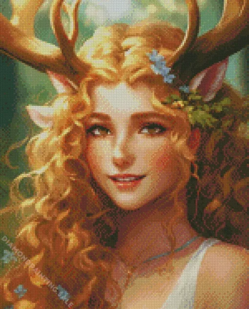 Aesthetic Fantasy Antler Art 5D Diamond Painting