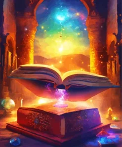 Aesthetic Fantasy Book 5D Diamond Painting