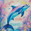 Aesthetic Fantasy Dolphin 5D Diamond Painting