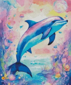 Aesthetic Fantasy Dolphin 5D Diamond Painting