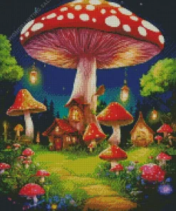 Aesthetic Fantasy Mushroom 5D Diamond Painting