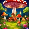 Aesthetic Fantasy Mushroom 5D Diamond Painting